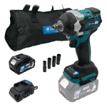 Акумуляторний гайковерт PROFI-TEC DTW500BL POWERLine (1×PT2040MP (4.0 Аг), зарядний пристрій)