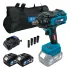 Акумуляторний гайковерт PROFI-TEC PTW820BL POWERLine (2×PT2040MP (4.0 Аг), зарядний пристрій)