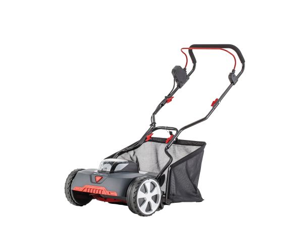 Газонокосарка акумуляторна шпиндельна 38.4 Li (з акумулятором і зарядним пристроєм) Газонокосарка акумуляторна шпиндельна 38.4 Li (з акумулятором і зарядним пристроєм)