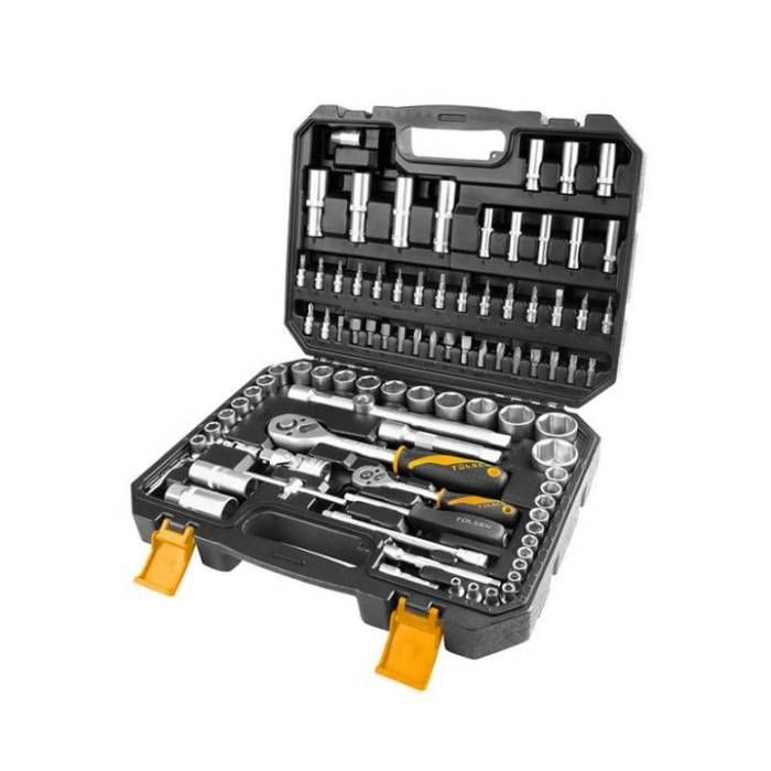 Комплект головок торцевих 1/2" та 1/4" 94 предмети Профі Tolsen