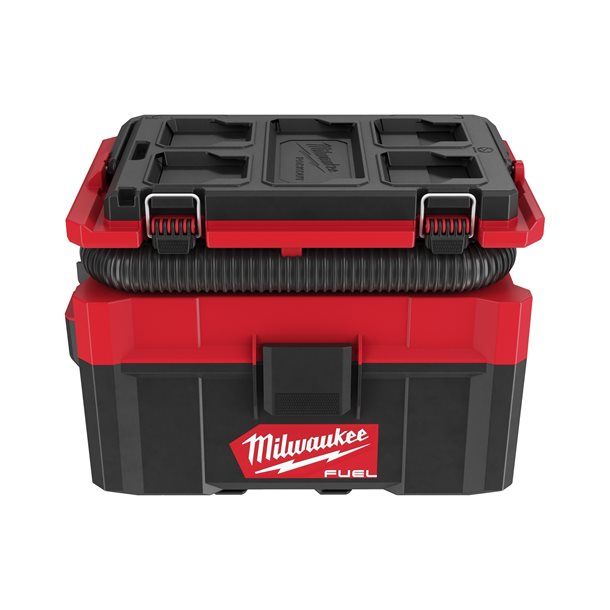 Пылесос аккумуляторный бесщеточный PACKOUT MILWAUKEE M18 FPOVCL-0 (каркас) для воды и сухого мусора