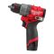 Дрель-шуруповёрт аккумуляторная бесщёточная MILWAUKEE M12 FDD2-202X (37Нм)(ЗУ+2акк.Х2Ач+HDкейс)