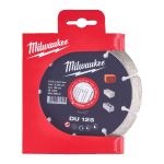 Диск алмазный MILWAUKEE DU 125, Ø125мм (кирпич, бетон)