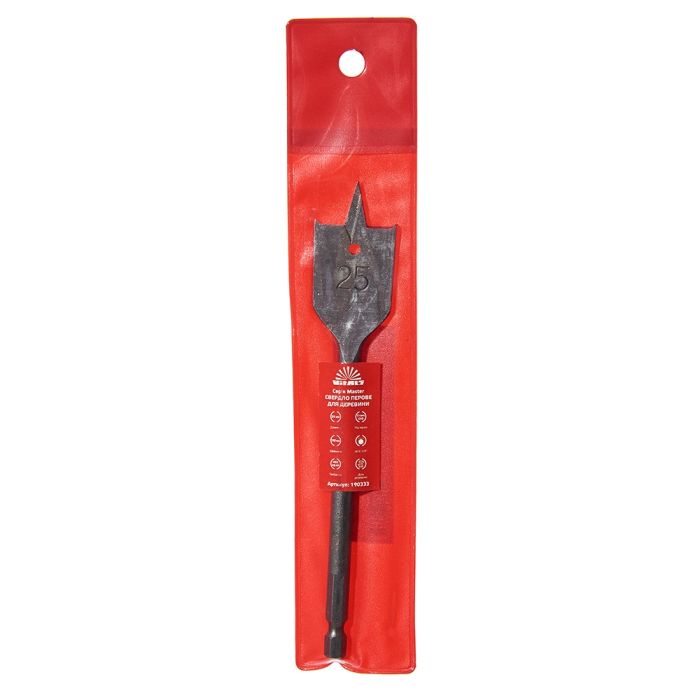 Свердло для дерева пір'яне 25 мм Vitals Master