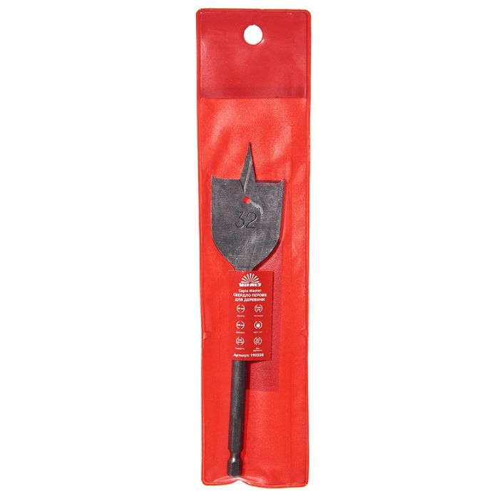 Свердло для дерева пір'яне 32 мм Vitals Master