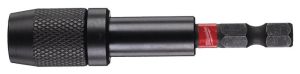 Держатель для бит магнитный ShW 1/4'' Hex MILWAUKEE,  с фиксатором, 73мм