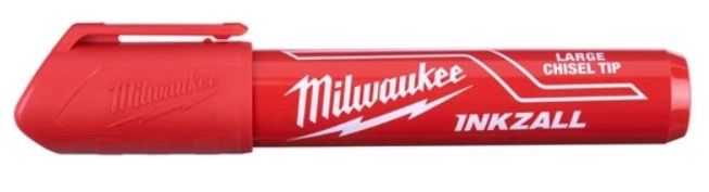 Маркер для стройплощадки INKZALL MILWAUKEE, большой (L) красный (48223256)