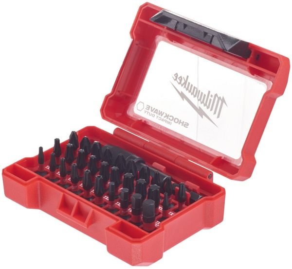 Набор бит Milwaukee SHOCKWAVE (32 предм.) Impact Duty bit