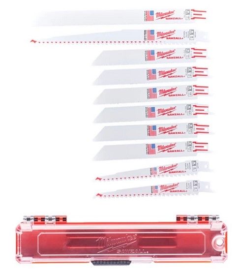 Набор полотен для сабельных пил SAWZALL MILWAUKEE, (10шт)