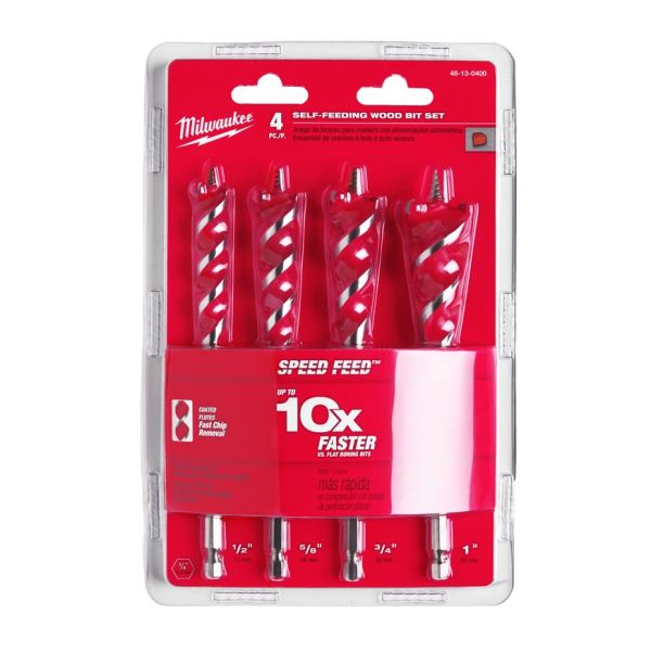 Набор сверл по дереву Speed Feed MILWAUKEE (4шт) (13/16/20/25мм)