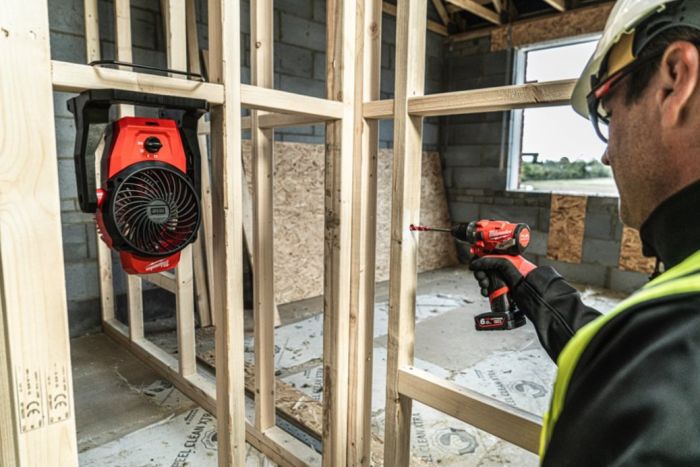 Вентилятор воздушный аккумуляторный MILWAUKEE M12 AF-0