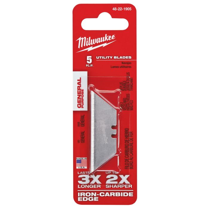 Лезвия сменные трапециевидные MILWAUKEE (5шт)