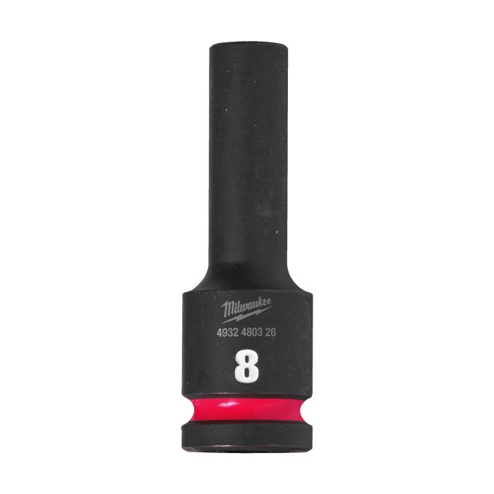 Головка ударная ShW 1/2'' SKT MILWAUKEE, удлиненная, 8мм