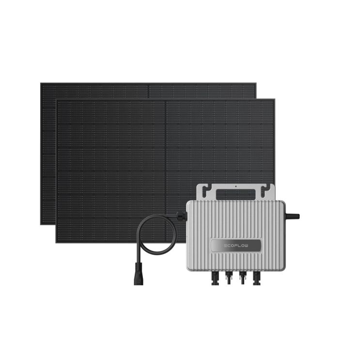 Комплект EcoFlow STREAM Microinverter + 2 x 400W Rigid Solar Panel Combo Bundle
