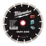 Диск алмазный MILWAUKEE DUH 230, Ø230мм (железобетон, кирпич) PROMO