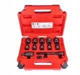 Набор головок ударных ShW 1/2'' SKT MILWAUKEE, (10,12,13,14,15,17,19,21,22, 24 ) (13шт)