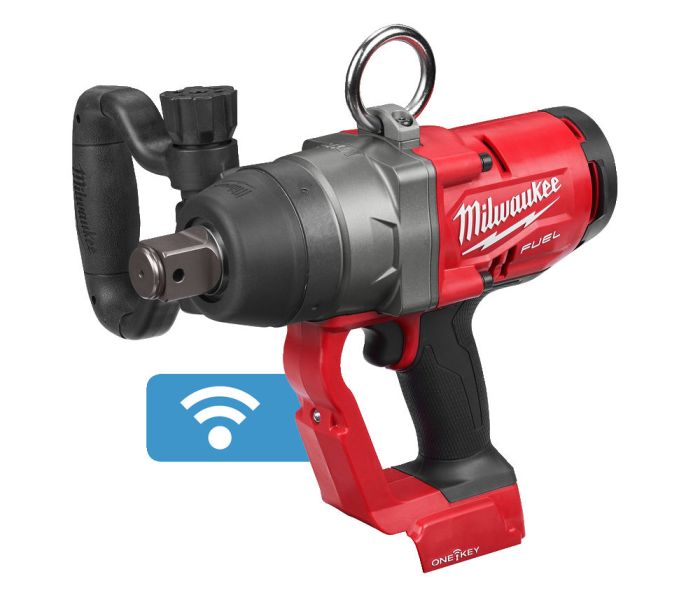 Гайковерт аккумуляторный бесщеточный MILWAUKEE 1'' (2400Нм) M18 ONEFHIWF1-0X, с кольцом (каркас)