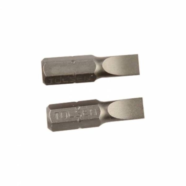 Біти S2 прямий шліц 4.0х0.5х25 мм, 2 шт блістер