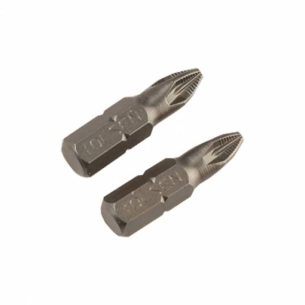 Біти S2A хрестові PZ 1х25 мм, 2 шт блістер