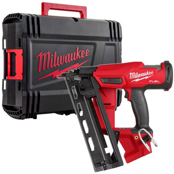 Пистолет гвоздезабивной аккумуляторный бесщёточный MILWAUKEE M18 FN16GA-0X (32-64мм)(каркас, HDкейс)