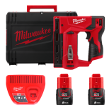 Степлер скобозабивной аккумуляторный MILWAUKEE M12 BST-202X (ЗУ+2акк.Х2ач+HDкейс)