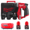 Дрель-шуруповерт аккумуляторная бесщеточная MILWAUKEE M12 FDDXKIT-202X,34Нм (4насадки+ЗУ+2Х2Ач+кейс)