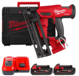 Пистолет гвоздезабивной аккумуляторный бесщёточный MILWAUKEE M18 FN16GA-202X (32-64мм)(ЗУ+2Х2Ач)