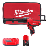Пистолет для герметика аккумуляторный MILWAUKEE M12 PCG/310C-201B (310мл) (ЗУ+1акк.Х2Ач+сумка)