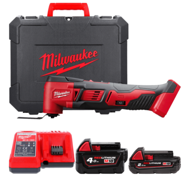 Инструмент многофункциональный аккумуляторный MILWAUKEE M18 BMT-421C (ЗУ+2акк.+кейс) Инструмент многофункциональный аккумуляторный MILWAUKEE M18 BMT-421C (ЗУ+2акк.+кейс)