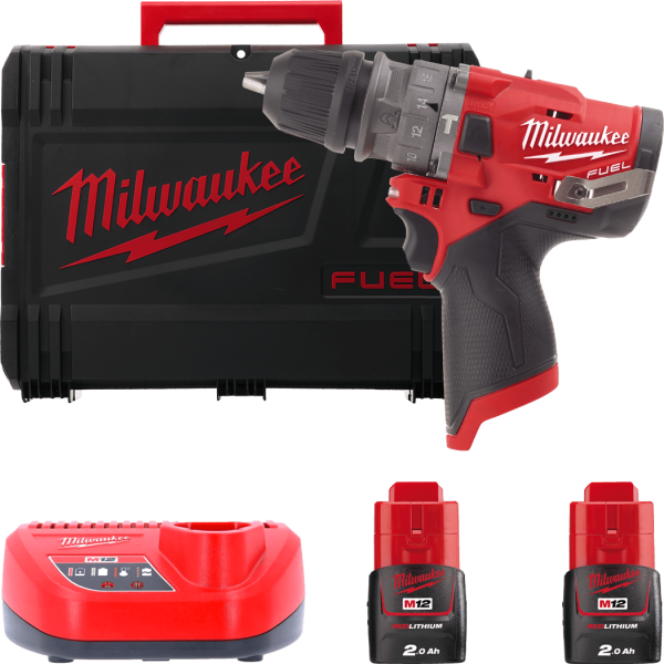 Дрель-шуруповёрт аккумуляторная бесщёточная ударная MILWAUKEE M12 FPDX-202X (37Нм) (ЗУ+2акХ2Ач+кейс) Дрель-шуруповёрт аккумуляторная бесщёточная ударная MILWAUKEE M12 FPDX-202X (37Нм) (ЗУ+2акХ2Ач+кейс)