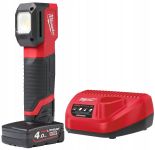 Фонарь светодиодный аккумуляторный для цветоподбора MILWAUKEE M12 CML-401 (ЗУ+1акк.Х4Ач)