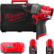 Дрель-шуруповерт аккумуляторная бесщёточная ударная MILWAUKEE M12 FPD2-202X (37Нм) (ЗУ+2Х2Ач+HDкейс)