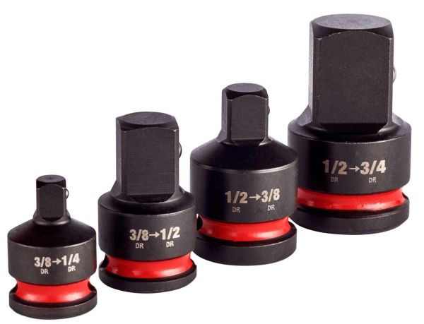 Набор переходников для головок 1/2" - 3/4", 1/2" - 3/8", 3/8" - 1/2", 3/8" - 1/4" (4 предмета)