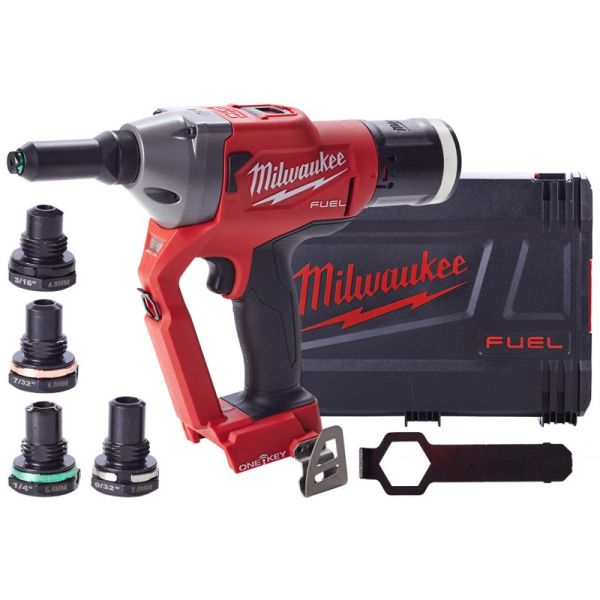 Заклепочник акумуляторний бесщеточный MILWAUKEE M18 ONEFPRT-0X (Ø4,8-7,0мм)(каркас+HDкейс)