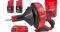 Машина прочистная аккумуляторная MILWAUKEE M12 BDC6-202C трос 6м (ЗУ+2акк.Х2Ач+ведро)