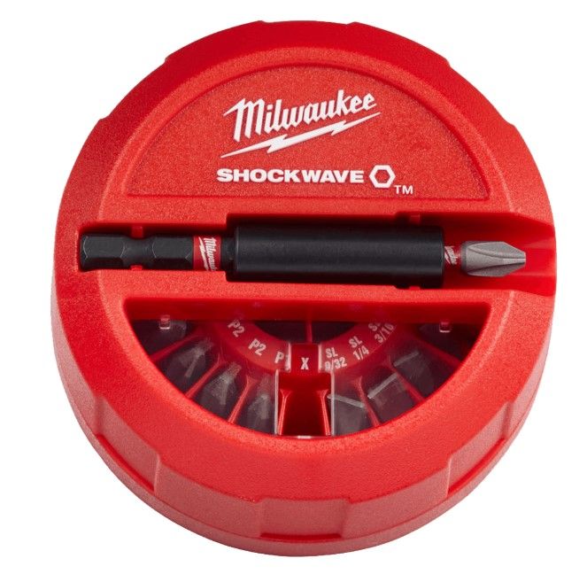 Набор бит Milwaukee SHOCKWAVE (15 предм.)