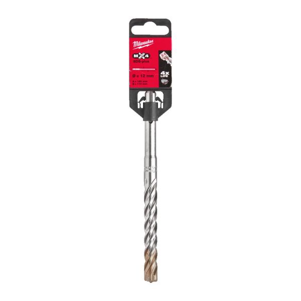 Бур SDS-PLUS MX4 MILWAUKEE, Ø12,0х160х110мм Бур SDS-PLUS MX4 MILWAUKEE, Ø12,0х160х110мм