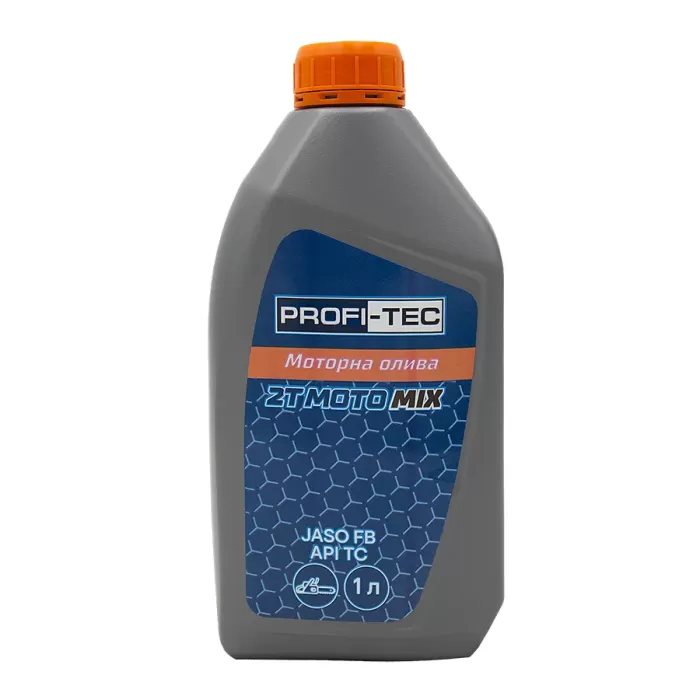 Олива моторна PROFI-TEC 2T MOTO MIKS 1л (для двотактних двигунів напівсинтетична)