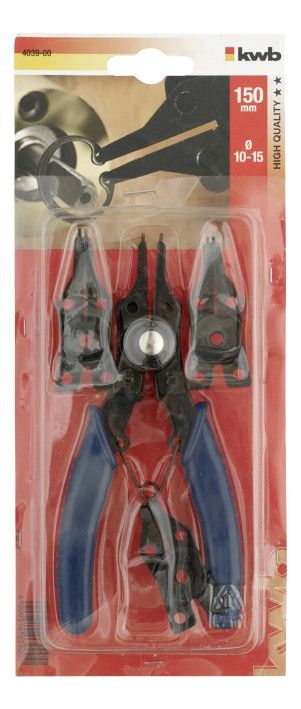 Набор для снятия стопорных колец, KWB (403900)