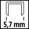 Скоби для пневматичного степлера Einhell 5,7х25 мм, 3000 шт. (4137860)