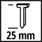 Цвяхи для пневмостеплера Einhell 25 мм, 3000 шт (4137871)