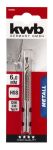 Сверло фрезерное по металлу, 6 мм, KWB (493900)