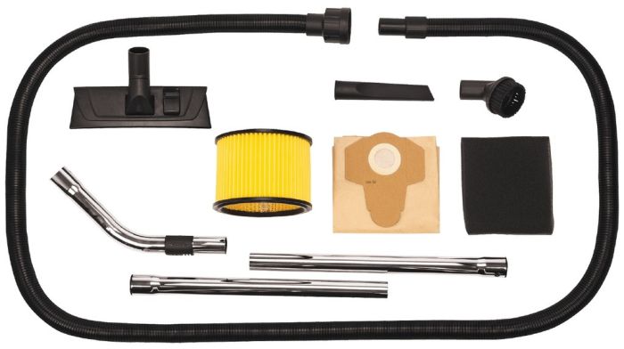 Пилосос акумуляторний X-Change (без акум.), 36В, 25 л бак, нержавіюча сталь, 15 кПа, шланг 2.5 м, 2 потужності всмоктування (100 і 150 мбар)