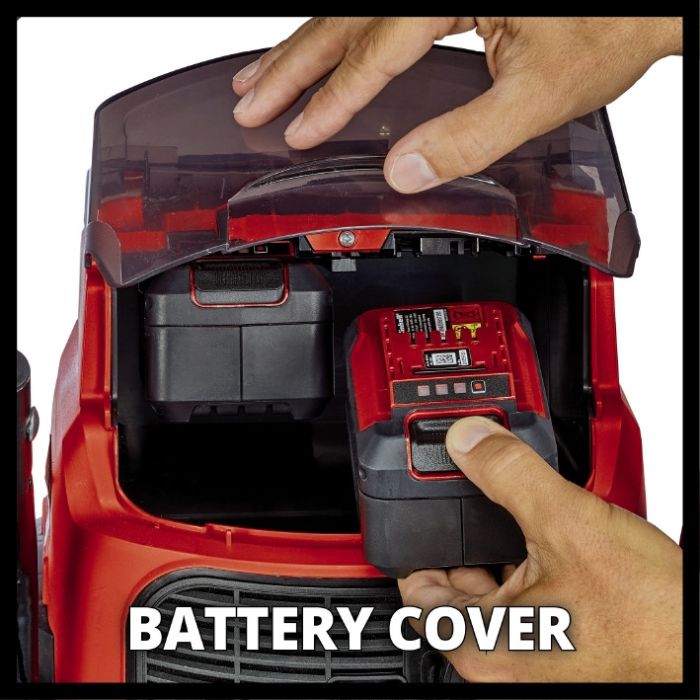 Пилосос акумуляторний X-Change (без акум.), 36В, 25 л бак, нержавіюча сталь, 15 кПа, шланг 2.5 м, 2 потужності всмоктування (100 і 150 мбар)