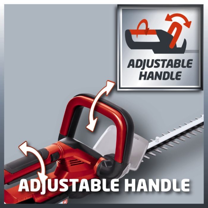 Кущоріз акумуляторний Einhell X-Change GE-CH 1855/1 Li Solo (без акум.), 18В, лезо 620 мм, 2200 об/хв, різ 550 мм