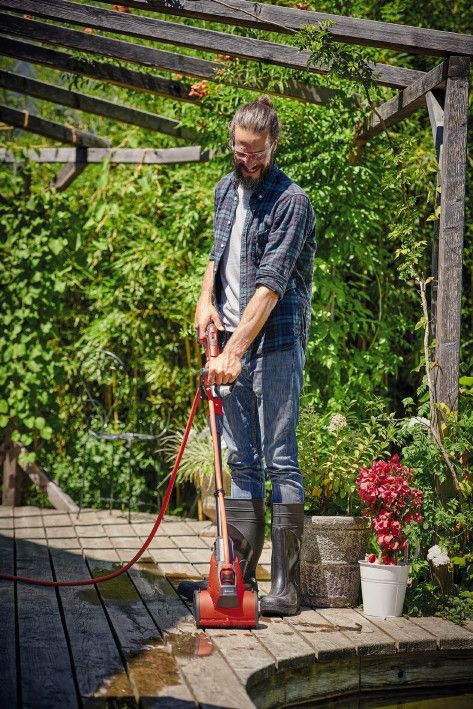 Підмітальна-акумуляторна машина Einhell PICOBELLA ( очищувач швів плитки)