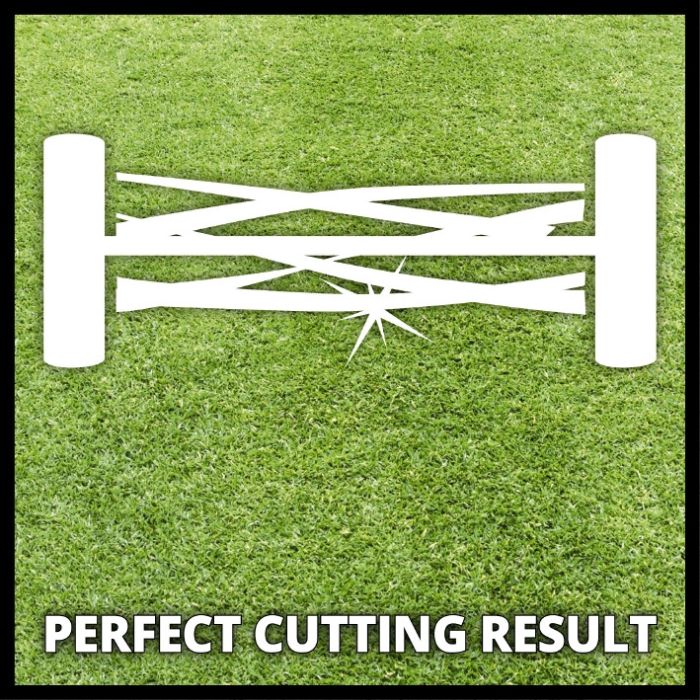 Газонокосарка барабанна ручна/акумуляторна Einhell GE-HM 18/38 Li, 18В, PXC X-Change (без акум.), 18В, ширина різу 38 см, 890 об/хв, 4 режима висоти 14-38 мм, травозбірник 45л, можливість ручного косіння без акумулятора