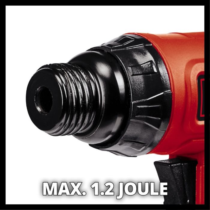 Молоток відбійний пневматичний Einhell TC-PC 45, 6.3 бар, 4500 уд/хв, ход 43 мм, 113 л/хв, зубила 4 шт