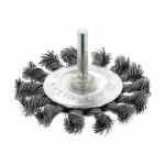 Щітка дискова плетена сталь 75 мм, 0,5 мм Зенит