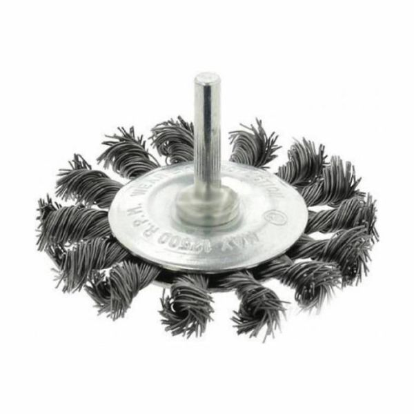 Щітка дискова плетена сталь 75 мм, 0,5 мм Зенит